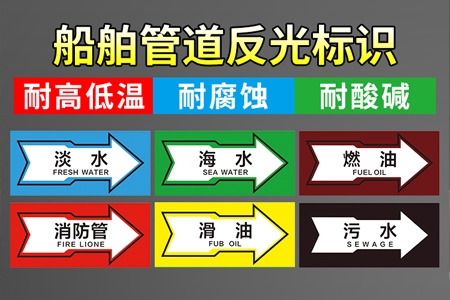 船舶管道反光標(biāo)識(shí)